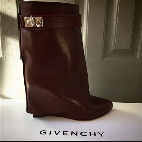 givenchy shark boots white